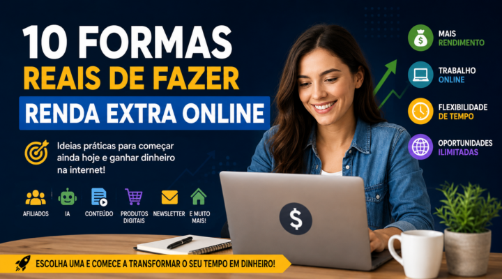 10 Formas Reais de Fazer Renda Extra Online em 2026