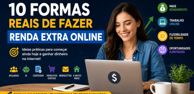 10 Formas Reais de Fazer Renda Extra Online em 2026