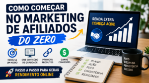 Como começar no marketing de afiliados do zero
