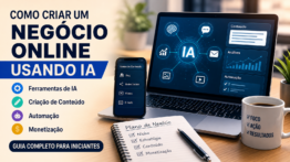 Como criar um negócio online usando IA