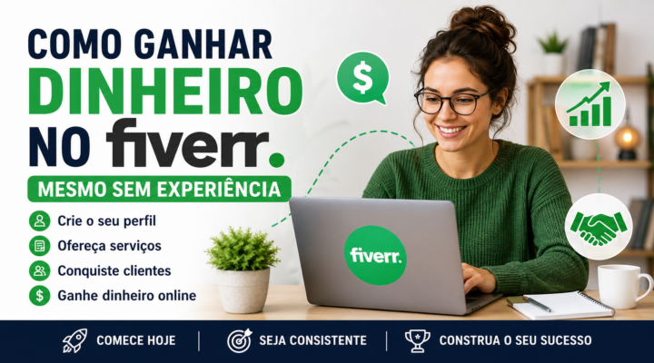 Como ganhar dinheiro no Fiverr mesmo sem experiência
