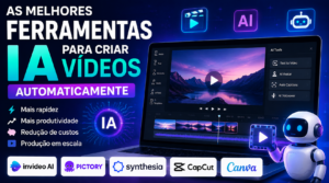 Ferramentas IA para criar vídeos automaticamente