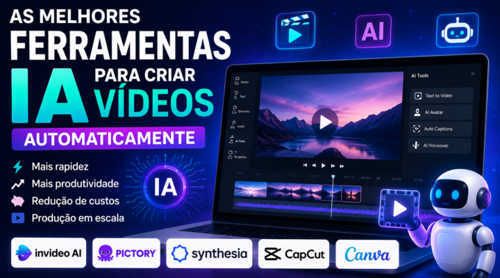 Ferramentas IA para criar vídeos automaticamente