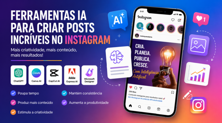 Ferramentas IA que ajudam a criar posts para Instagram