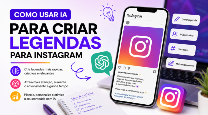 Como usar IA para criar legendas para Instagram