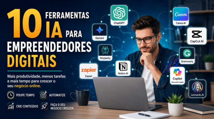 10 Ferramentas IA para Empreendedores Digitais